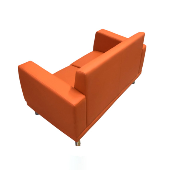 Диван Таура Люкс двухместный, оранжевый - фото 4