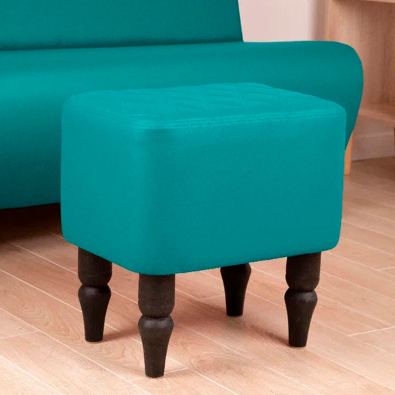 Пуф Лотик, экокожа, бирюзовый - фото 4