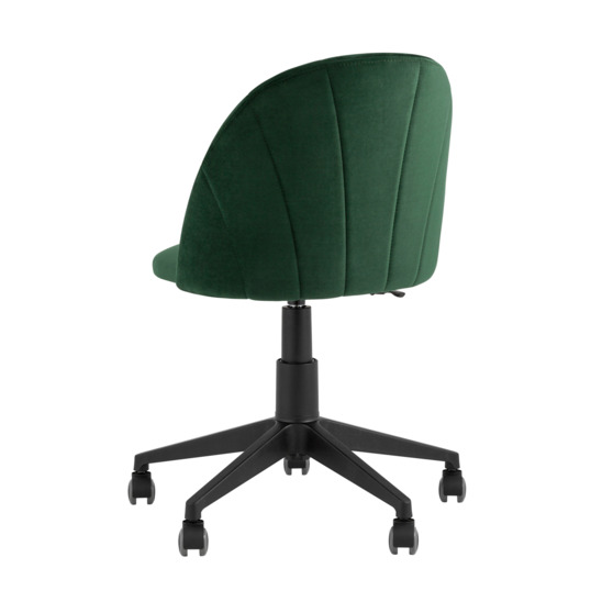 Кресло компьютерное Логан велюр зелёный - фото 4