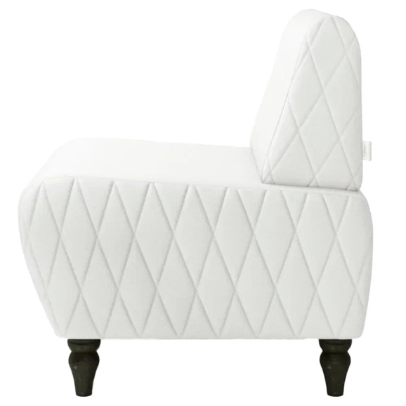 Диван Лотик, экокожа, белый - фото 3