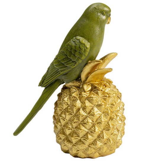 Статуэтка Попугай на золотом ананасе - фото 2