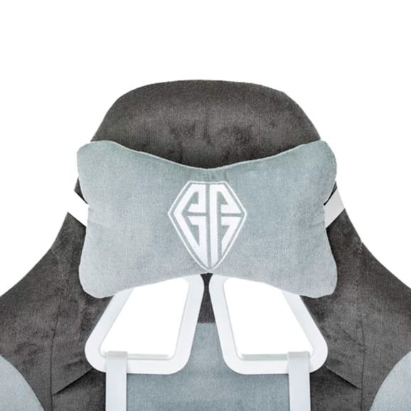 Кресло компьютерное Pulse, серый, светло-голубой - фото 6