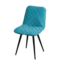 Настоящее фото товара Чехол на стул со спинкой CHILLY, голубой, произведённого компанией ChiedoCover