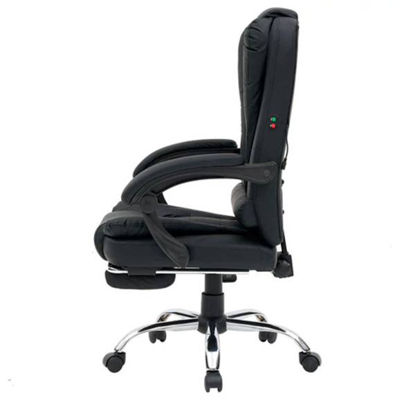 Кресло офисное с функцией вибромассажа Datum, черный Кресло офисное с функцией вибромассажа Datum, черный - фото 4