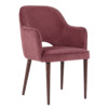 Стул Роза, велюр Тедди 968, ножки бук морилка светлый орех