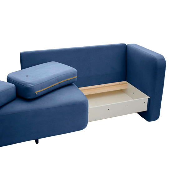 Кушетка-диван Хьюст-1, синий - фото 6