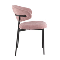 Фотография товара Стул Эван, шенилл, каркас пыльно-розовый от компании ChiedoCover.