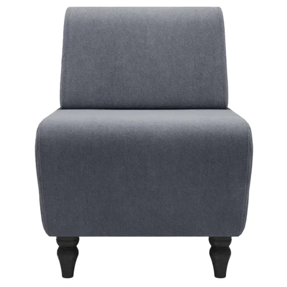 Кресло Лотик велюр, темно-серый Кресло Лотик велюр, темно-серый - фото 2