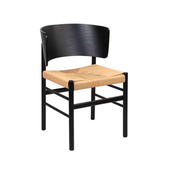 Стул деревянный Брэ, черный - фото 1