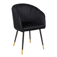 Настоящее фото товара Обеденный стул Мэри, черный, произведённого компанией ChiedoCover