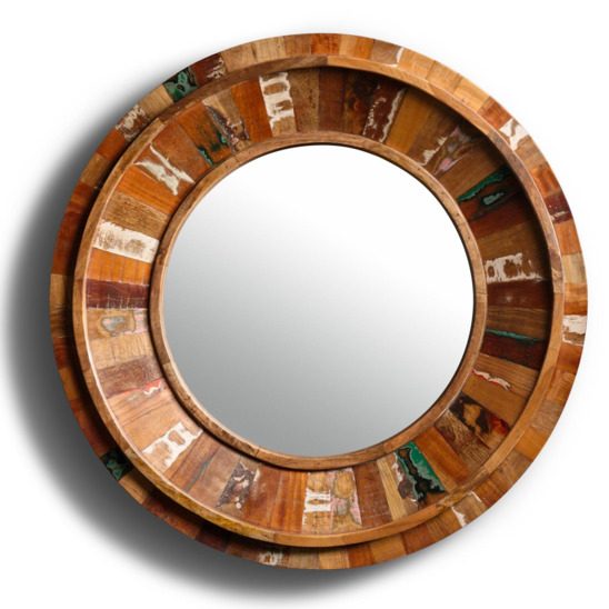 Круглое зеркало лофт, Лалита - фото 1