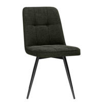 Настоящее фото товара Стул на металлокаркасе Texas 4 поворотный темно-зеленый / черный, произведённого компанией ChiedoCover