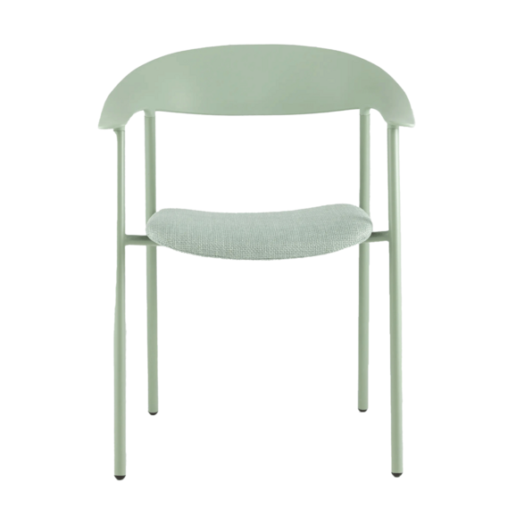 Стул Eila, с подушкой, пластик зеленый Стул Eila, с подушкой, пластик зеленый - фото 2