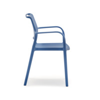 Кресло пластиковое Ara, синий