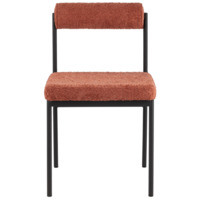 Фотография Стул обеденный Балла, букле, коралловый Фотография товара Стул обеденный Балла, букле, коралловый от компании ChiedoCover.