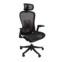 Настоящее фото товара Офисное поворотное кресло Sparx ft-14 enigma plus black / black, mesh , черный, произведённого компанией ChiedoCover
