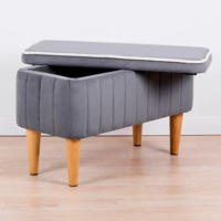 Фотография товара Банкетка Nootropic, с ящиком, серый от компании ChiedoCover.