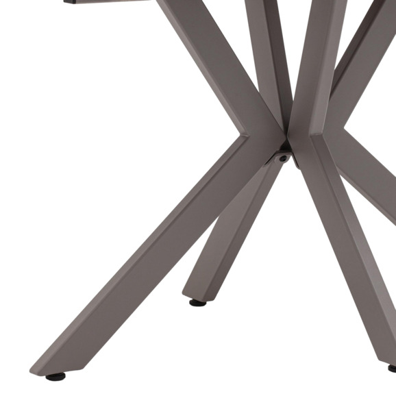 Стол раскладной Maru 120-180/80/76 см, металл, капучино - фото 6