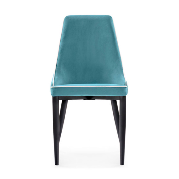 Стул Kora 1 light blue / black - фото 2