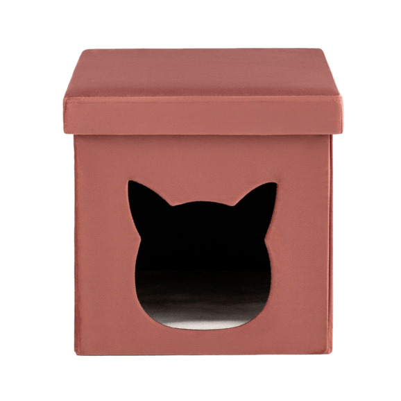 Пуф складной с ящиком Store Pet розовый - фото 2