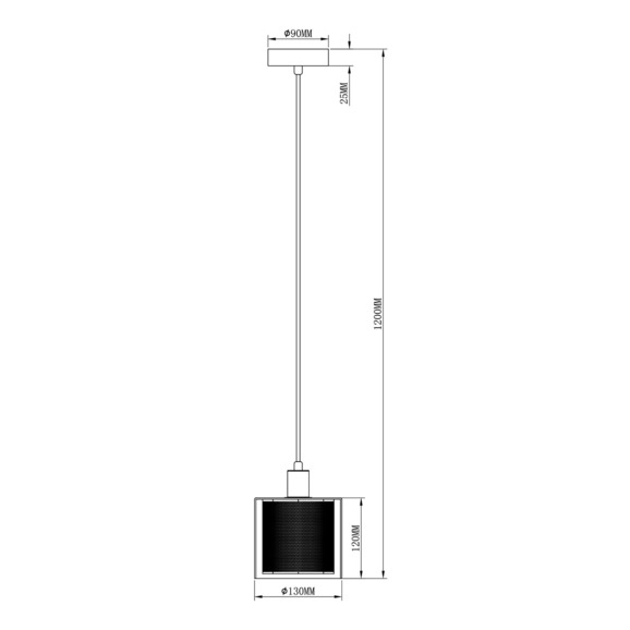 Подвесной светильник V2870-1P Brizzi 1*E14*40W - фото 4