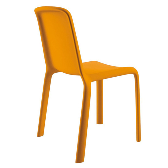 Кресло пластиковое Сауайо, оранжевый - фото 2