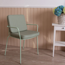 Стул Лион с подушкой 02, зеленый