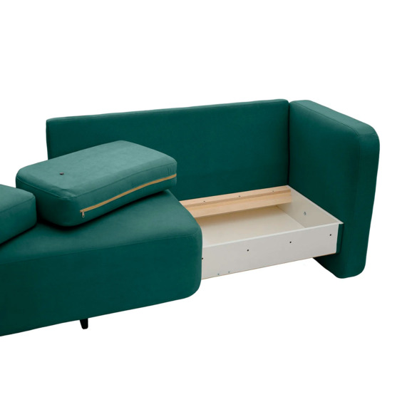 Кушетка-диван Хьюст-1, зеленый - фото 6