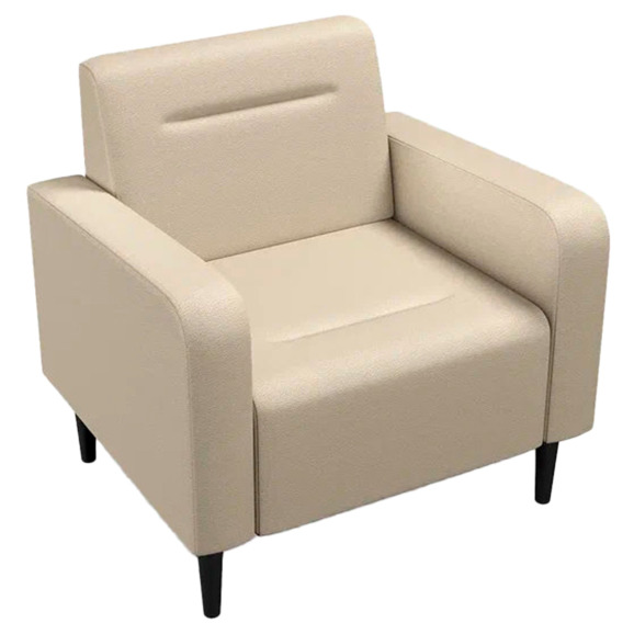 Кресло Папилла, экокожа, кремовый - фото 1