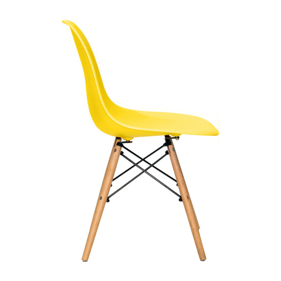 Стул Eames желтый - фото 2