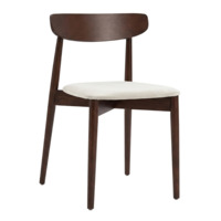 Настоящее фото товара Стул Роквелл, Велюр Лофт 111, морилка старинный орех, произведённого компанией ChiedoCover