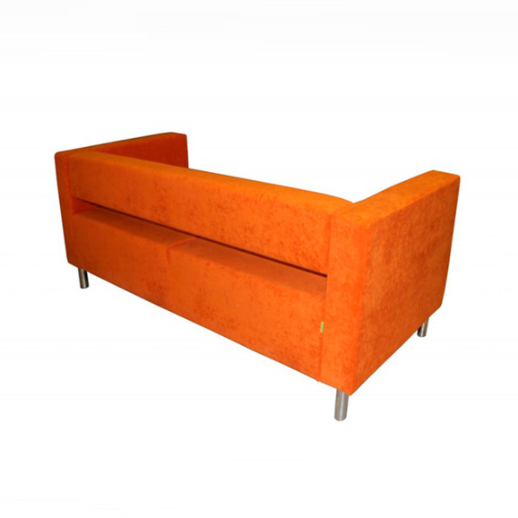 Диван Гидес трехместный, велюр Вельвет, оранжевый - фото 3