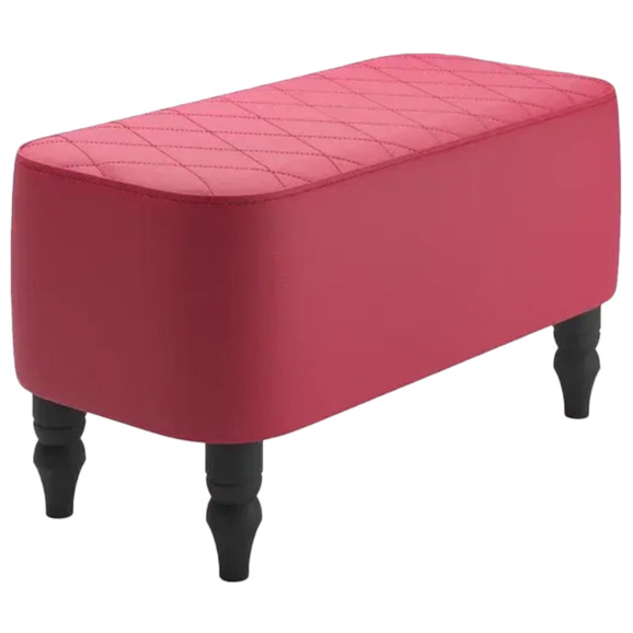 Банкетка Лотик, экокожа, красный Банкетка Лотик, экокожа, красный - фото 1