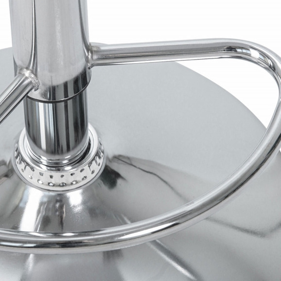 Стул барный Амальфи, хром сталь, кожзам белый - фото 7