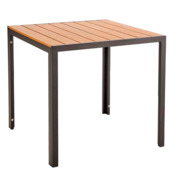 Фотография товара Стол обеденный Pellucid, коричневый, черный от компании ChiedoCover.