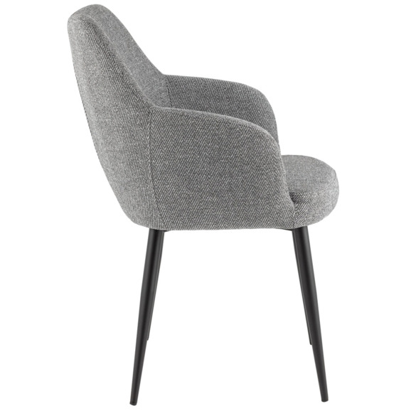 Стул обеденный Katys, серый, елочка - фото 3