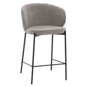 Фотография товара Стул полубарный Тисдейл букле серый от компании ChiedoCover.