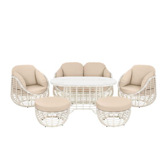 Комплект Luro, доминикана, ротанг - фото 1