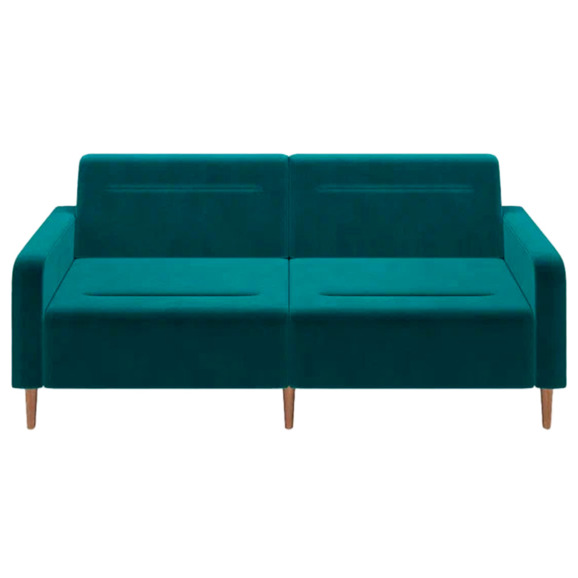 Диван Папилла, велюр, 182 см, изумрудный - фото 2