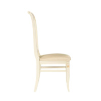 Фотография Деревянный стул Roy слоновая кость / золото патина Фотография товара Деревянный стул Roy слоновая кость / золото патина от компании ChiedoCover.