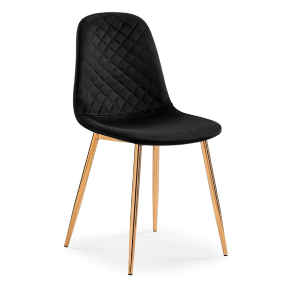 Стул Dabl black / gold - фото 1