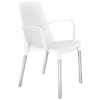 Стул Барнли, белый, хром Стул Барнли, белый, хром