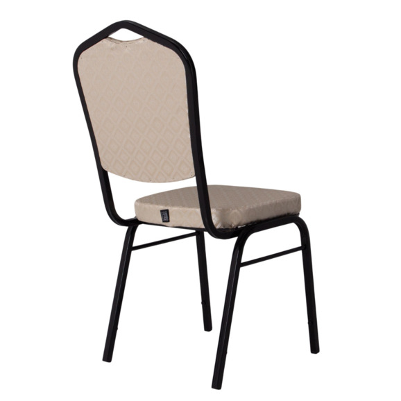 Стул Хит 20, жаккард Санта белый, каркас черный - фото 7