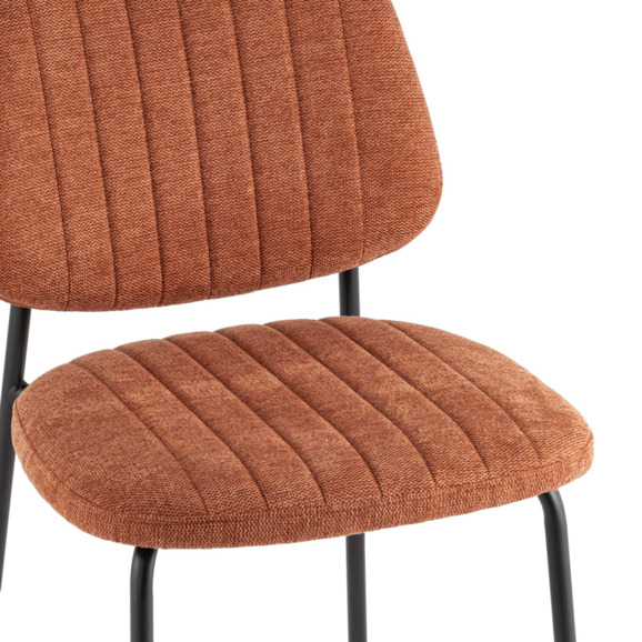 Стул обеденный Patrys, терракот, рогожка - фото 7