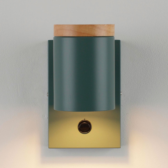 Светильник настенный Рик Ашесвуд, зелёный - фото 3