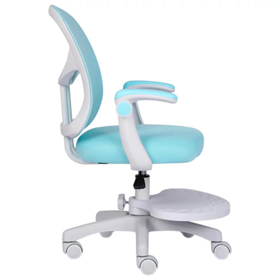 Кресло детское с подставкой для ног Scuttle, голубой - фото 4