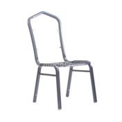 Каркас стула стальной, серебряный 