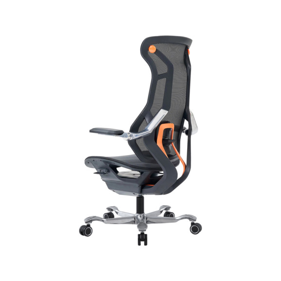 Эргономичное кресло Atom Black, сетка, черный - фото 4