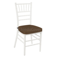 Настоящее фото товара Подушка 01 для стула Кьявари, 5см, коричневая, произведённого компанией ChiedoCover
