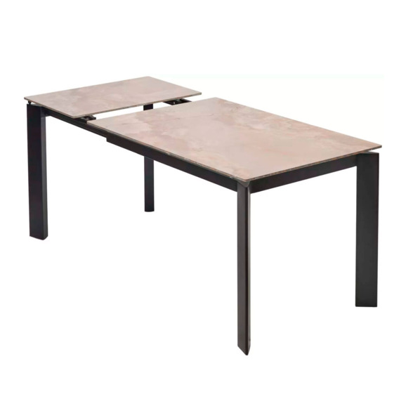 Стол corner 120, gloss amber jade solid ceramic, black - фото 4